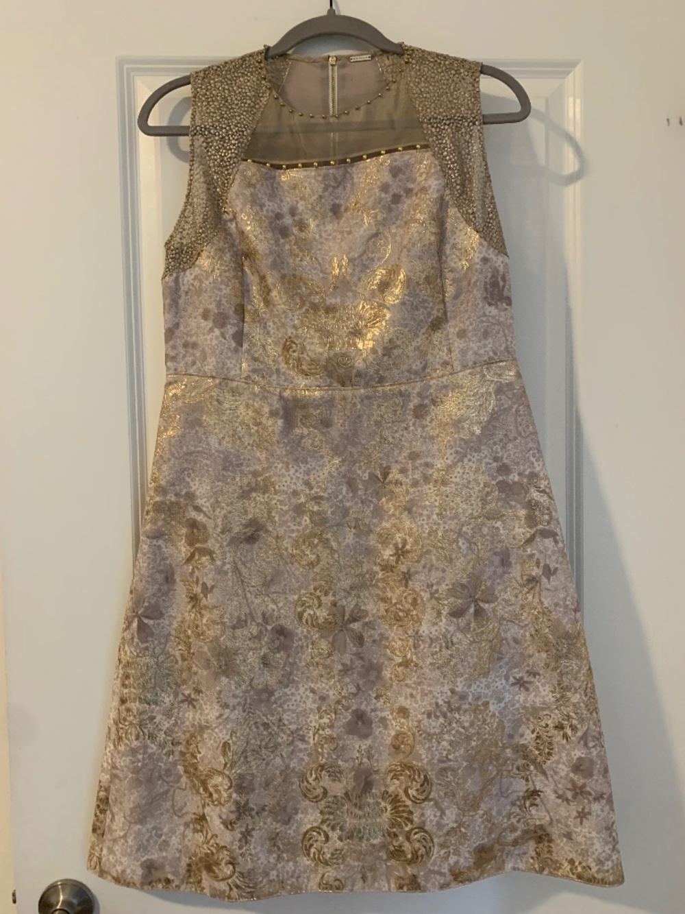 Gold dress